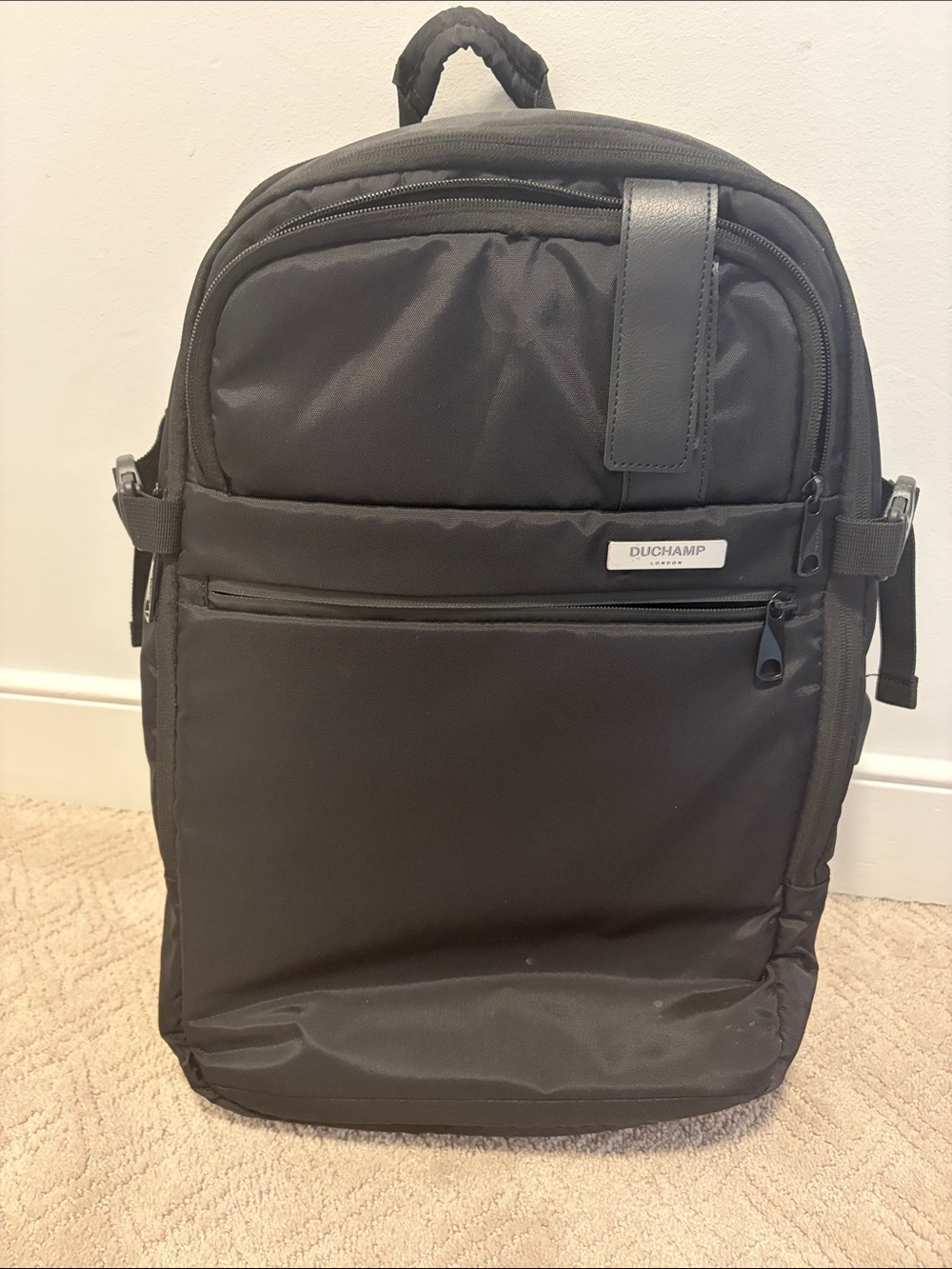 Duchamp Black Men's Travel & Work Backpack